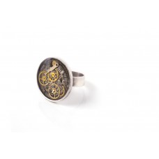 Steampunk Silver Ring