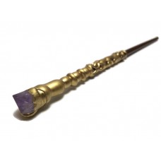 Gryffindor Inspired Wand With Amethyst